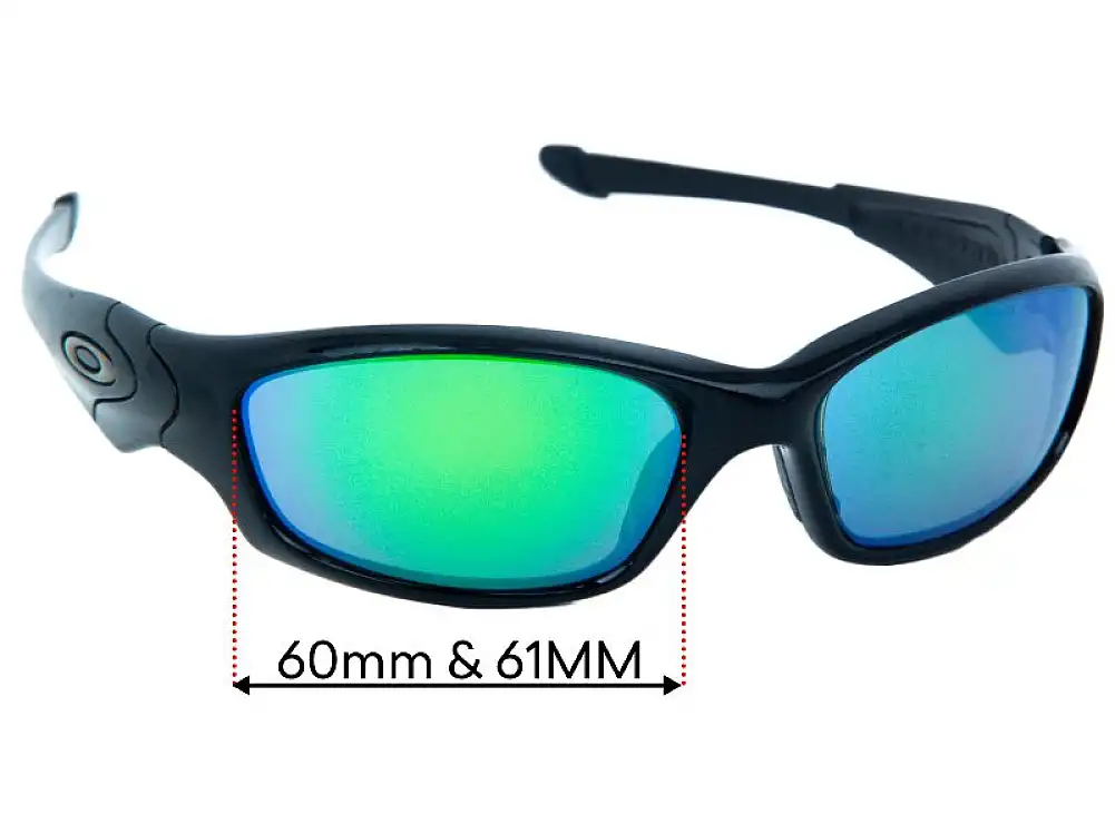 Sunglass Fix Replacement Lenses for Oakley Straight Jacket - 61mm Wide Sunglass Fix Replacement Lenses for Oakley Straight Jacket - 61mm Wide