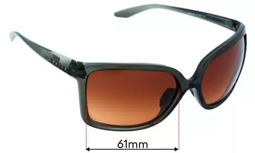 Sunglass Fix Replacement Lenses for Oakley Wildrye OO9230 - 61mm Wide Oakley Wildrye OO9230 Replacement Lenses 61mm wide