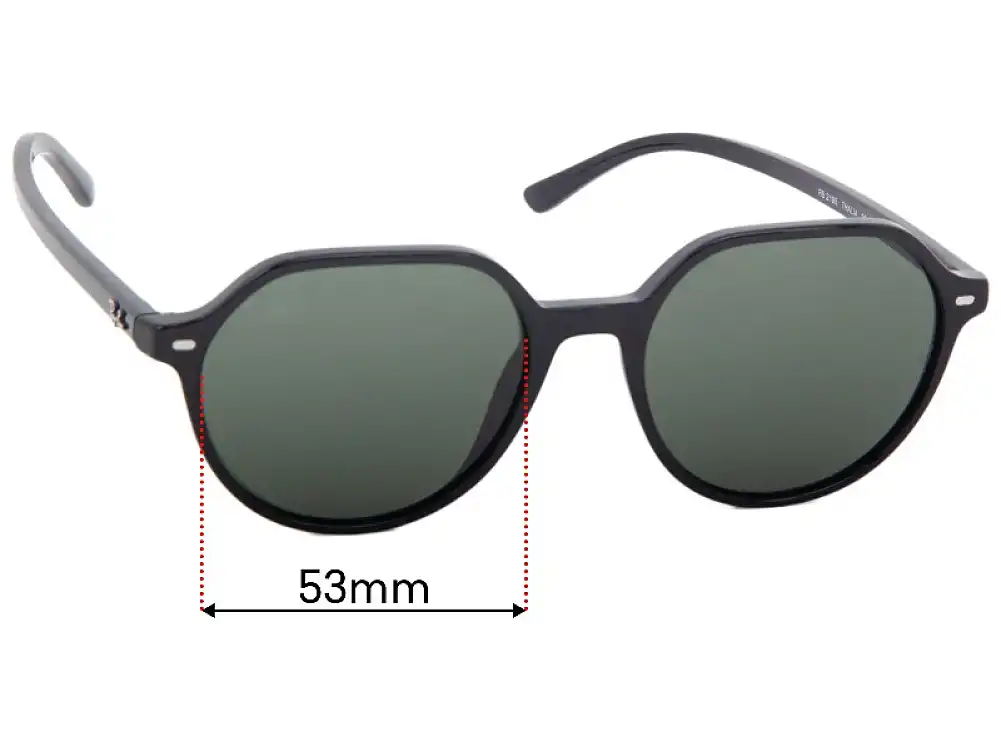 Sunglass Fix Replacement Lenses for Ray-Ban RB2195 Thalia - 53mm Wide Sunglass Fix Replacement Lenses for Ray-Ban RB2195 Thalia - 53mm Wide