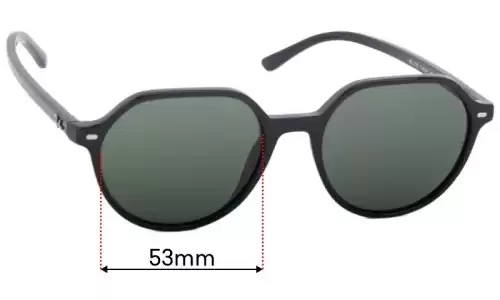 Sunglass Fix Replacement Lenses for Ray-Ban RB2195 Thalia - 53mm Wide Ray-Ban RB2195 Thalia Replacement Lenses 53mm wide