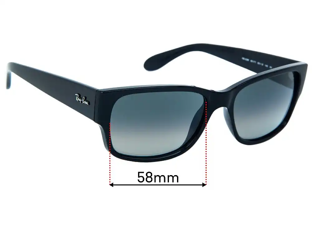 Sunglass Fix Replacement Lenses for Ray Ban RB4388 - 58mm Wide Sunglass Fix Replacement Lenses for Ray Ban RB4388 - 58mm Wide