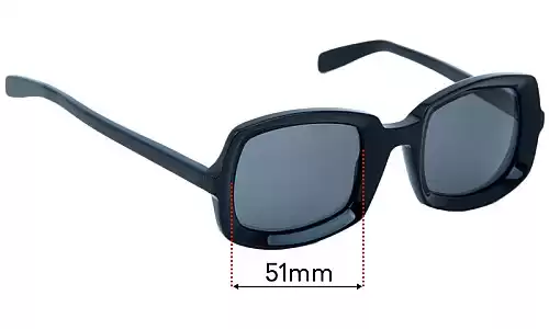Sunglass Fix Replacement Lenses for Saint Laurent SL 245 - 51mm Wide Sunglass Fix Replacement Lenses for Saint Laurent SL 245 - 51mm Wide
