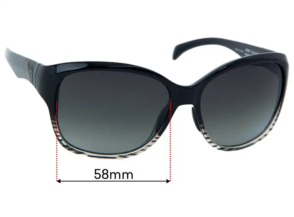 Sunglass Fix Replacement Lenses for Smith Jetset - 58mm Wide Sunglass Fix Replacement Lenses for Smith Jetset - 58mm Wide