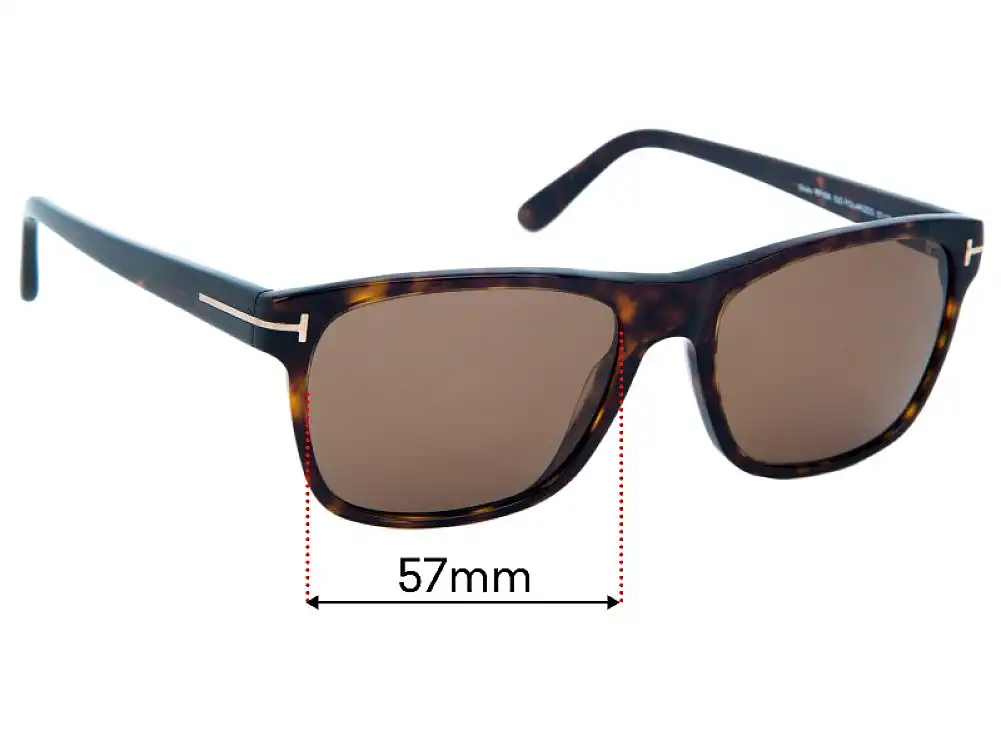 Sunglass Fix Replacement Lenses for Tom Ford Giulio TF698 - 57mm Wide Sunglass Fix Replacement Lenses for Tom Ford Giulio TF698 - 57mm Wide