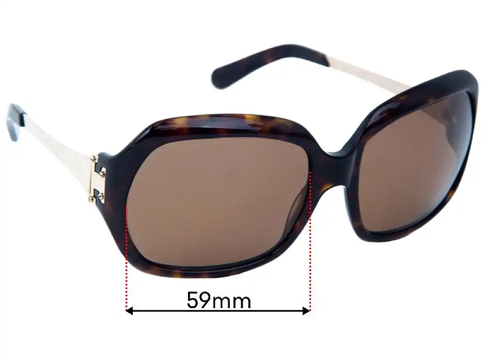 Sunglass Fix Replacement Lenses for Tory Burch TY 7009 - 59mm Wide Sunglass Fix Replacement Lenses for Tory Burch TY 7009 - 59mm Wide