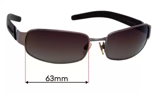 Sunglass Fix Replacement Lenses for Emporio Armani 212-S - 63mm Wide Sunglass Fix Replacement Lenses for Emporio Armani 212-S - 63mm Wide
