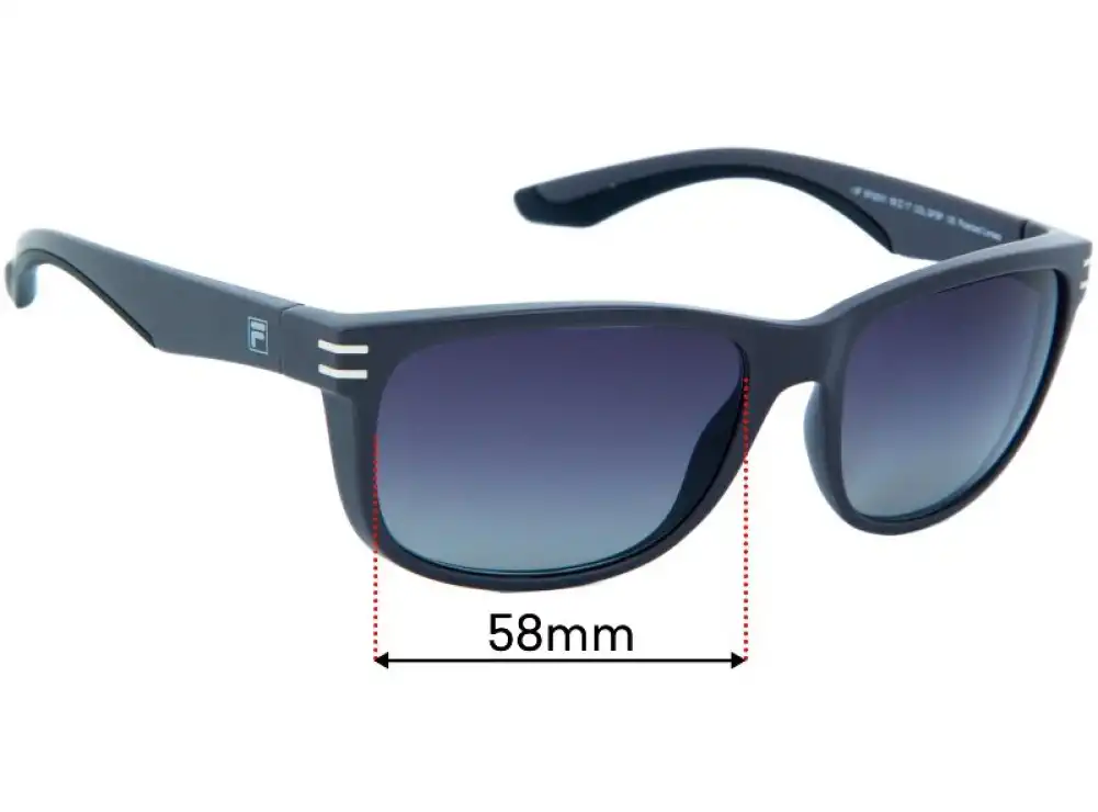 Sunglass Fix Replacement Lenses for Fila SF9251 - 58mm Wide Sunglass Fix Replacement Lenses for Fila SF9251 - 58mm Wide