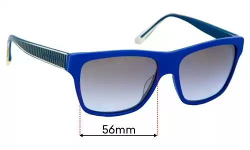 Marc by Marc Jacobs 380/S Replacement Lenses - 56mm Sunglass Fix Replacement Lenses for MARC BY MARC JACOBS 380/S - 56mm