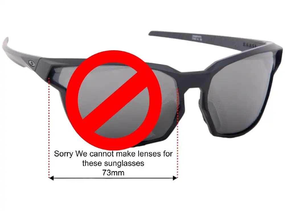 Sunglass Fix Replacement Lenses for Oakley Kasst OO9227 - 73mm Wide Sunglass Fix Replacement Lenses for Oakley Kasst OO9227 - 73mm Wide