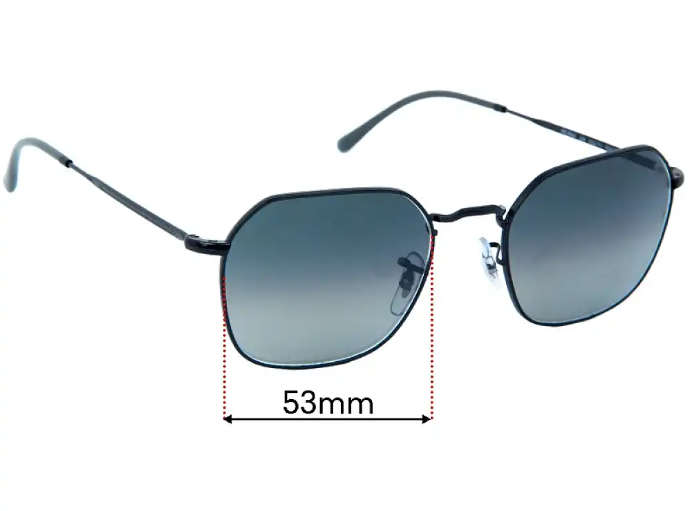 Sunglass Fix Replacement Lenses for Ray-Ban RB3694 Jim - 53mm Wide Sunglass Fix Replacement Lenses for Ray-Ban RB3694 Jim - 53mm Wide