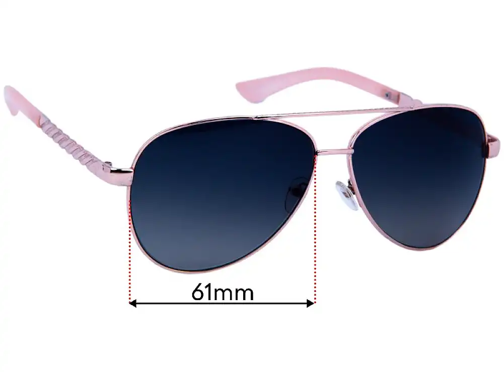 Sunglass Fix Replacement Lenses Fiorelli Stella - 61mm Sunglass Fix Replacement Lenses Fiorelli Stella - 61mm