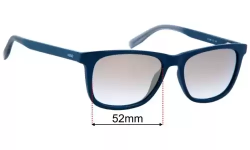 Hugo Boss HG 0250 Replacement Lenses - 52mm Hugo Boss HG 0250 Replacement Sunglass Lenses - 52mm
