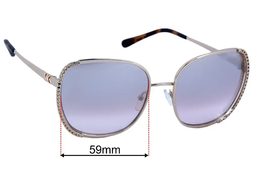 Michael Kors MK1090 Amsterdam Replacement Lenses - 59mm Michael Kors MK1090 Amsterdam Replacement Lenses - 59mm