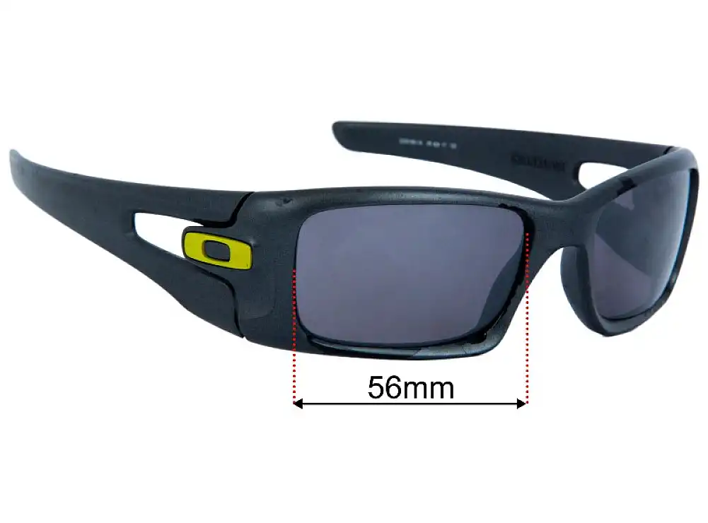 Sunglass Fix Replacement Lenses for Oakley Crankcase OO9165 - 56mm Wide Sunglass Fix Replacement Lenses for Oakley Crankcase OO9165 - 56mm Wide