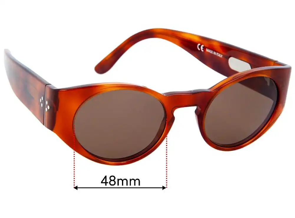 Sunglass Fix Replacement Lenses for P. Johnson A.S.O - 48mm Wide Sunglass Fix Replacement Lenses for P. Johnson A.S.O - 48mm Wide