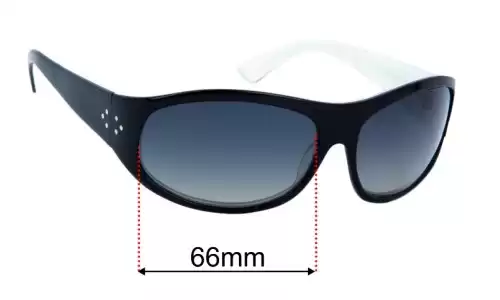 Replacement Lenses for Blinde Cya Round - 66mm Wide Sunglass Fix Replacement Lenses for Blinde Cya Round - 66mm Wide