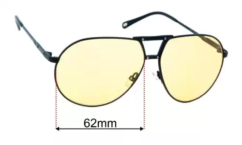 Carrera Turbo Replacement Lenses 62mm Carrera Turbo Sunglasses Replacement Lenses 62mm Wide