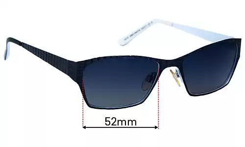Empire New York Kate Replacement Lenses - 52mm Empire New York Kate Replacement Sunglass Lenses - 52mm