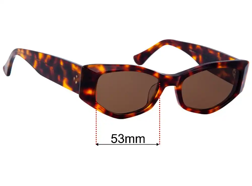 Sunglass Fix Replacement Lenses for Epokhe Guilty - 53mm Wide Sunglass Fix Replacement Lenses for Epokhe Guilty - 53mm Wide