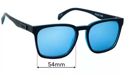 Sunglass Fix Replacement Lenses for Liive Alik - 54mm Wide Liive Alik Replacement Lenses 54mm wide