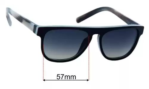 Louis Vuitton Z1005E Replacement Lenses 57mm Louis Vuitton Z1005E Sunglasses Replacement Lenses 57mm Wide
