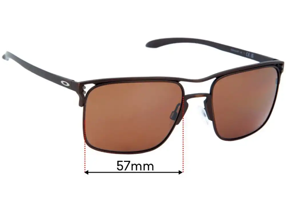 Sunglass Fix Replacement Lenses for Oakley Holbrook TI OO6048 - 57mm Wide Sunglass Fix Replacement Lenses for Oakley Holbrook TI OO6048 - 57mm Wide