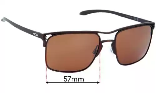 Sunglass Fix Replacement Lenses for Oakley Holbrook TI OO6048 - 57mm Wide Oakley Holbrook TI OO6048 Replacement Lenses 57mm wide