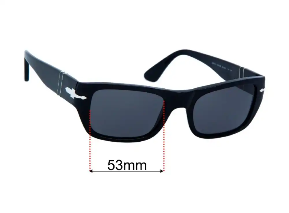 Sunglass Fix Replacement Lenses for Persol PO3268S - 53mm Wide Sunglass Fix Replacement Lenses for Persol PO3268S - 53mm Wide