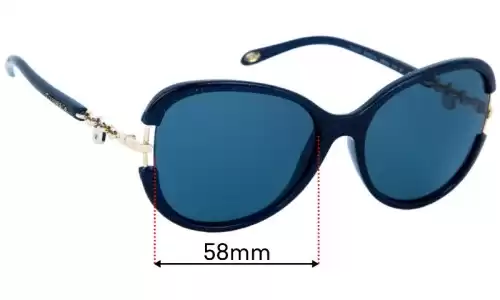 Tiffany & Co TF TF 4067 Replacement Lenses - 58mm Sunglass Fix Replacement Lenses for Tiffany & Co TF TF 4067 - 58mm