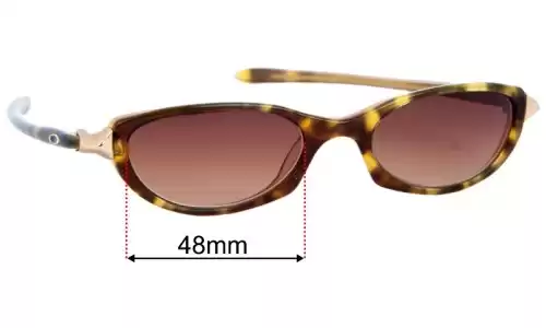 Sunglass Fix Replacement Lenses for Oakley Tangent - 48mm Wide Oakley Tangent Replacement Lenses 48mm wide