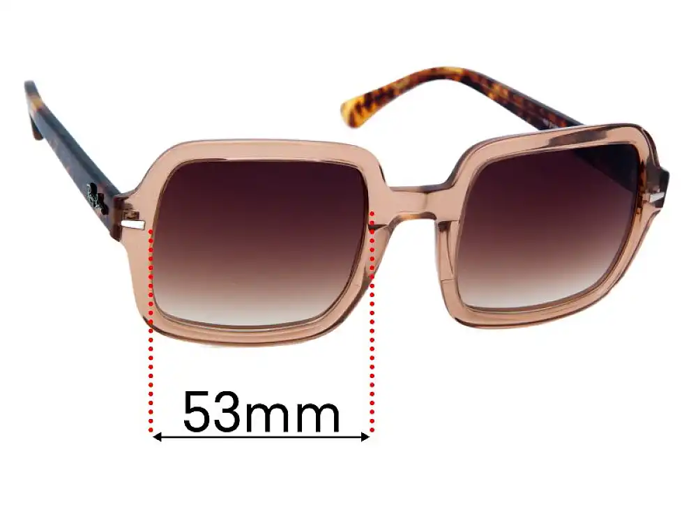 Sunglass Fix Replacement Lenses for Ray-Ban RB2188F - 53mm Wide Sunglass Fix Replacement Lenses for Ray-Ban RB2188F - 53mm Wide