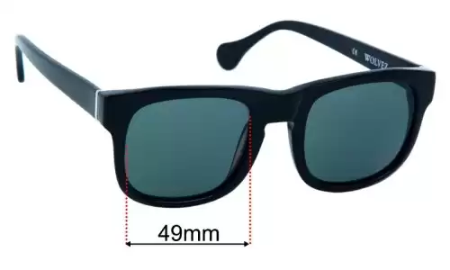 Sunglass Fix Replacement Lenses for Afends Wolvez - 49mm Wide Sunglass Fix Replacement Lenses for Afends Wolvez - 49mm Wide