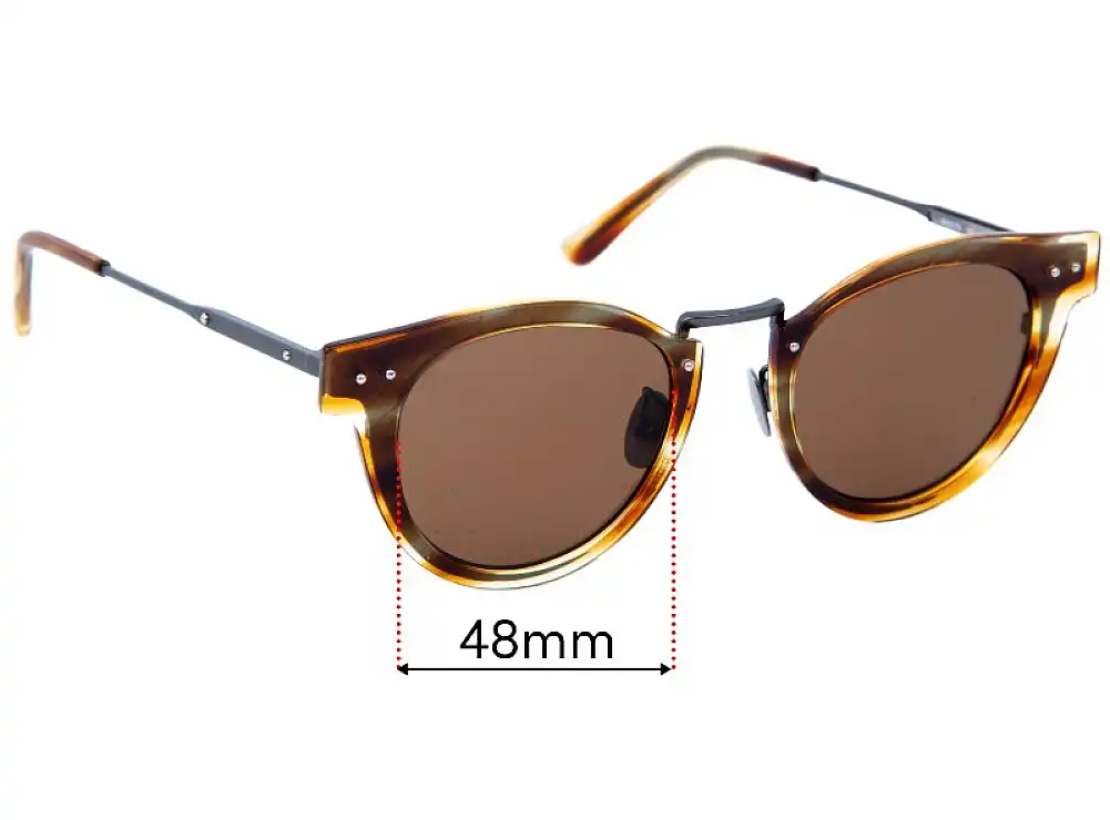 Sunglass Fix Replacement Lenses for Bottega Veneta BV 0117S - 48mm Wide Sunglass Fix Replacement Lenses for Bottega Veneta BV 0117S - 48mm Wide