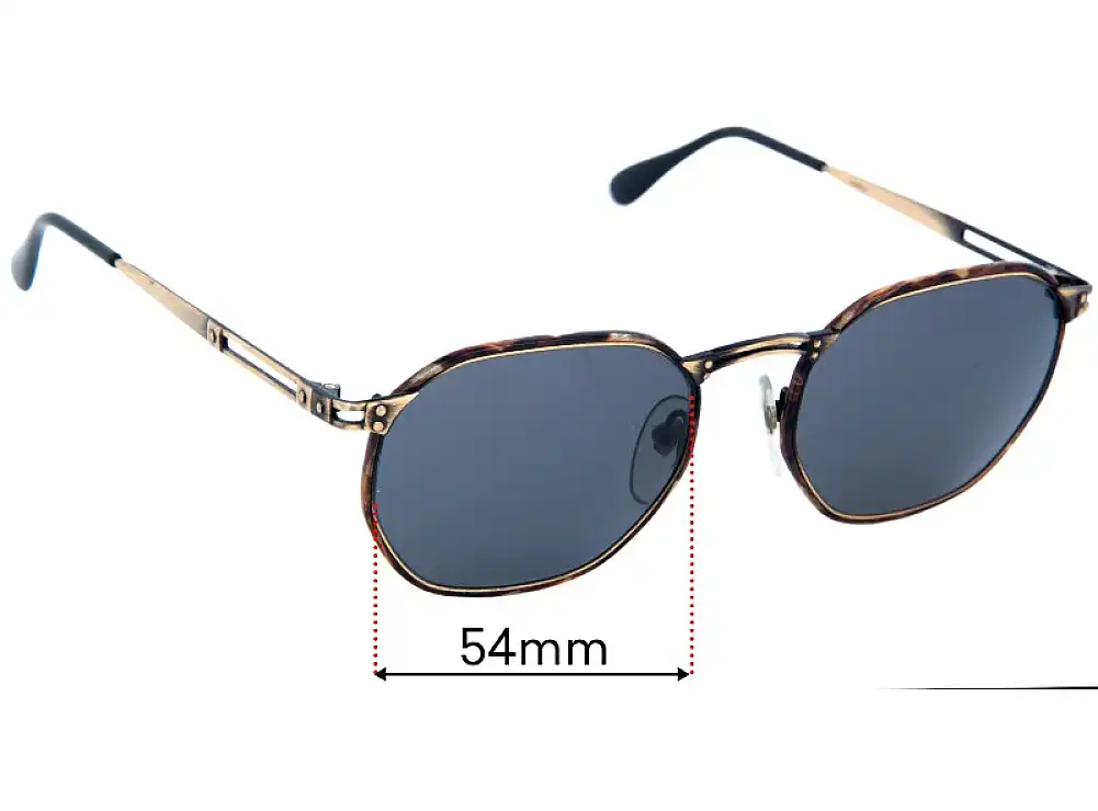 Sunglass Fix Replacement Lenses for Elce Twenty - 54mm Wide Sunglass Fix Replacement Lenses for Elce Twenty - 54mm Wide