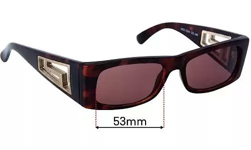 Versace MOD 724/A Replacement Lenses - 53mm Versace MOD 724/A Replacement Sunglass Lenses - 53mm
