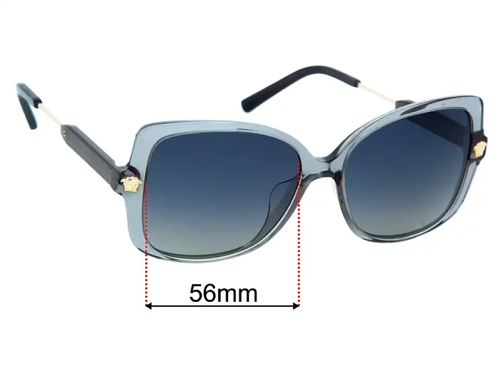 Sunglass Fix Replacement Lenses for Versace VE4390 - 56mm Wide Sunglass Fix Replacement Lenses for Versace VE4390 - 56mm Wide