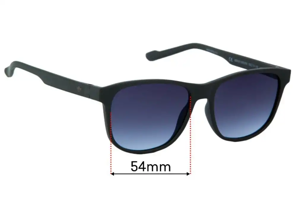 Sunglass Fix Replacement Lenses for Adidas AOR031 - 54mm Wide Sunglass Fix Replacement Lenses for Adidas AOR031 - 54mm Wide