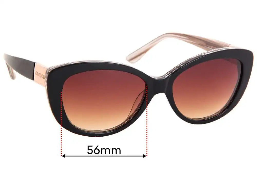 Sunglass Fix Replacement Lenses for Oroton Dynasty - 56mm Wide Sunglass Fix Replacement Lenses for Oroton Dynasty - 56mm Wide