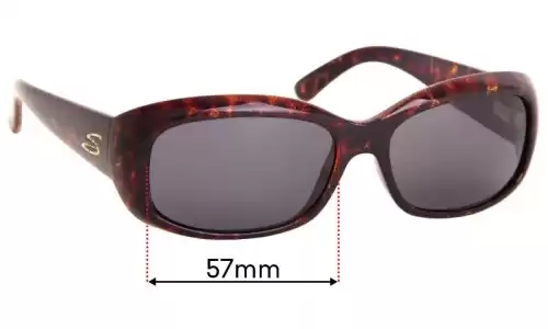 Sunglass Fix Replacement Lenses for Serengeti Bianca - 57mm Wide Serengeti Bianca Replacement Lenses 57mm wide