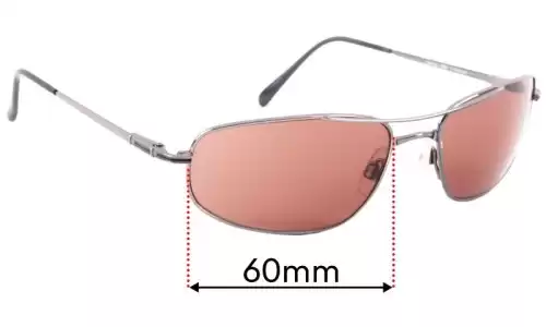 Sunglass Fix Replacement Lenses for Serengeti Velocity - 60mm Wide Serengeti Velocity Replacement Lenses 60mm wide