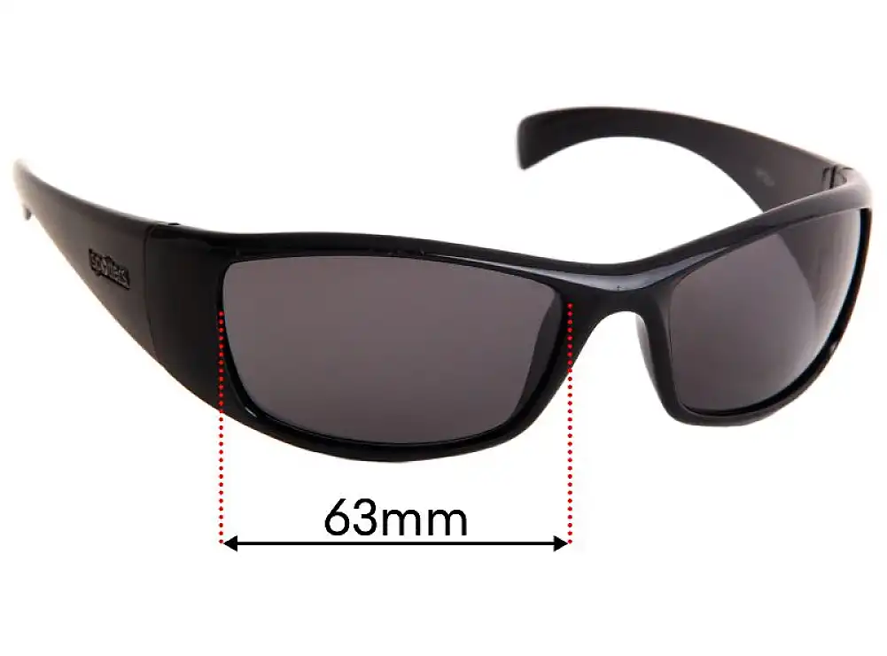 Sunglass Fix Replacement Lenses for Spotters Artic + (Plus) - 63mm Wide Sunglass Fix Replacement Lenses for Spotters Artic + (Plus) - 63mm Wide