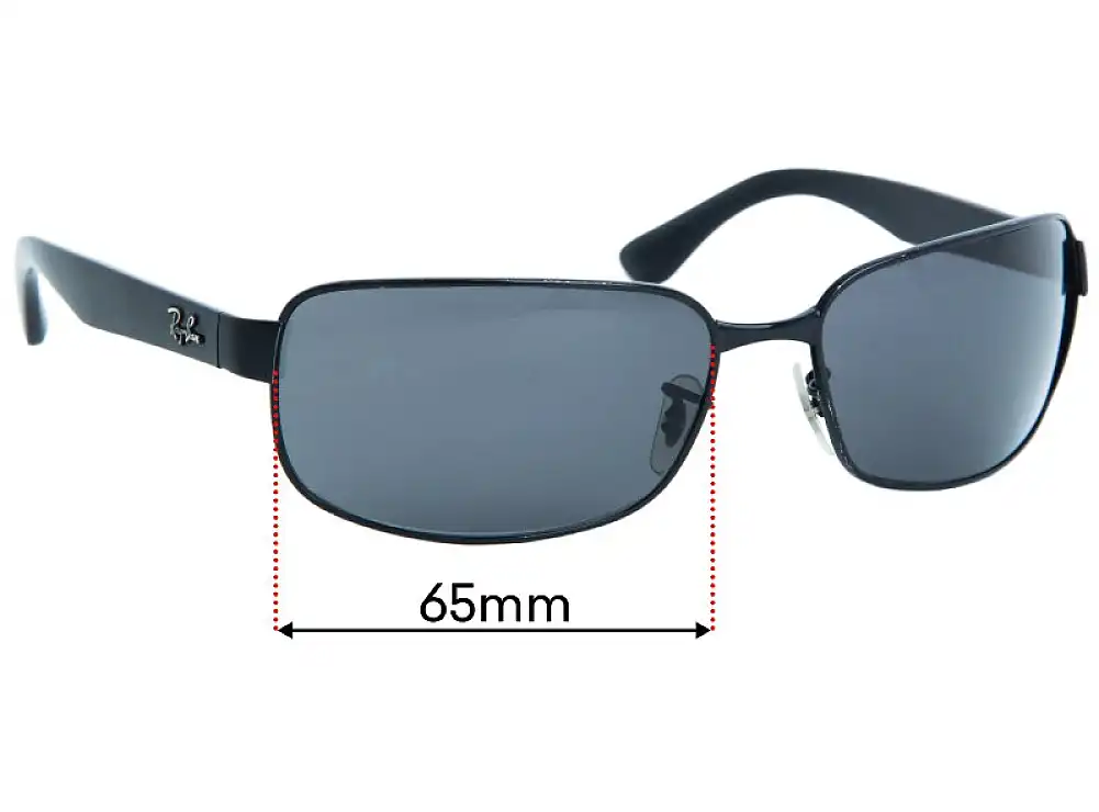 Sunglass Fix Replacement Lenses for Ray-Ban RB3566-CH Chromance - 65mm Wide Sunglass Fix Replacement Lenses for Ray-Ban RB3566-CH Chromance - 65mm Wide