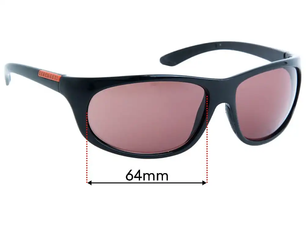 Sunglass Fix Replacement Lenses for Serengeti Presa - 64mm Wide Sunglass Fix Replacement Lenses for Serengeti Presa - 64mm Wide