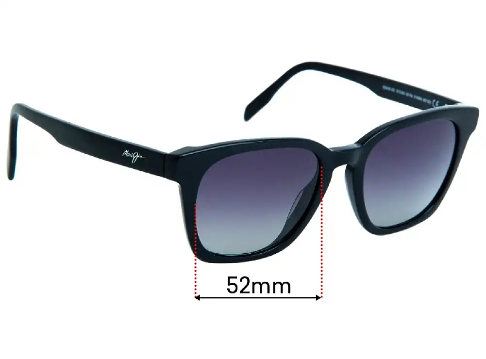 Sunglass Fix Replacement Lenses for Maui Jim MJ533 Shave Ice - 52mm Wide Sunglass Fix Replacement Lenses for Maui Jim MJ533 Shave Ice - 52mm Wide