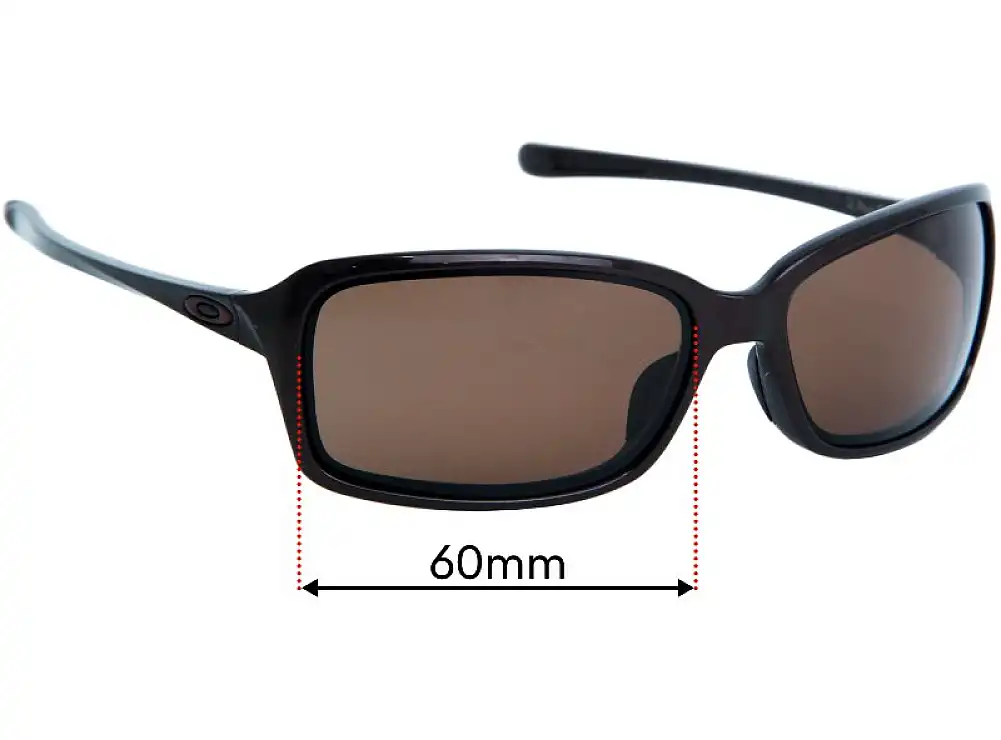 Sunglass Fix Replacement Lenses for Oakley Dispute OO9233 - 60mm Wide Sunglass Fix Replacement Lenses for Oakley Dispute OO9233 - 60mm Wide