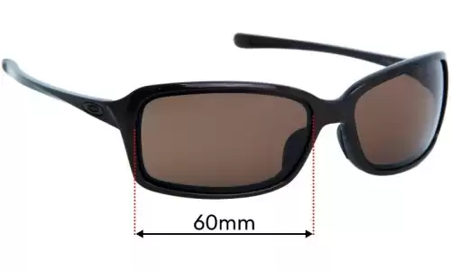 Sunglass Fix Replacement Lenses for Oakley Dispute OO9233 - 60mm Wide Oakley Dispute OO9233 Replacement Lenses 60mm wide