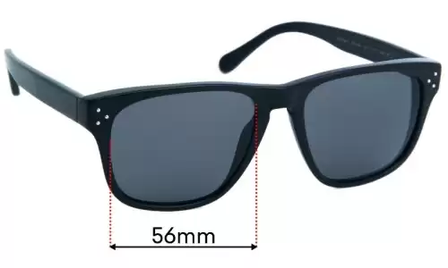 Sunglass Fix Replacement Lenses for Oliver Peoples OV5206-S - 56mm Wide Sunglass Fix Replacement Lenses for Oliver Peoples OV5206-S - 56mm Wide