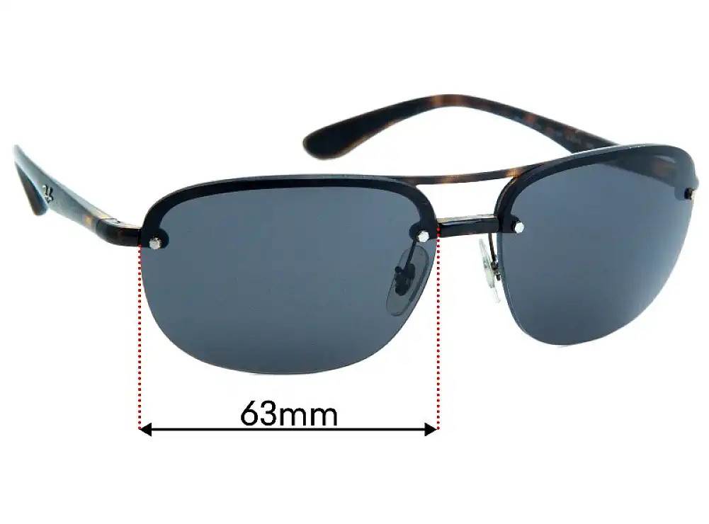 Sunglass Fix Replacement Lenses for Ray-Ban RB4275-CH Chromance - 63mm Wide Sunglass Fix Replacement Lenses for Ray-Ban RB4275-CH Chromance - 63mm Wide