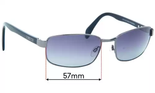 Sunglass Fix Replacement Lenses for Bill Bass Gordan 25469 - 57mm Wide Sunglass Fix Replacement Lenses for Bill Bass Gordan 25469 - 57mm Wide