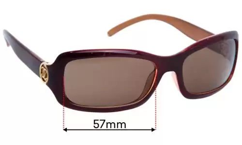 Sunglass Fix Replacement Lenses for Chanel 6024 - 57mm Wide Sunglass Fix Replacement Lenses for Chanel 6024 - 57mm Wide
